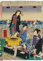Utagawa%20Yoshiiku%2C%20%3Cb%3E%3Ci%3E%20Kane%20kinchaku%20ojime%20no%20zendama%20%28Virtuous%20Imps%20Vying%20for%20the%20Purse%20Strings%20of%20a%20Nouveau-riche%29%3C%2Fi%3E%3C%2Fb%3E%2C%201860%2C%20%26%23244%3Bban%20triptych%20nishiki-e%20%28color%20woodblock%20print%29%2C%20Gift%20of%20Louis%20and%20Annette%20Kaufman%2C%20public%20domain%2C%2083.67.1B